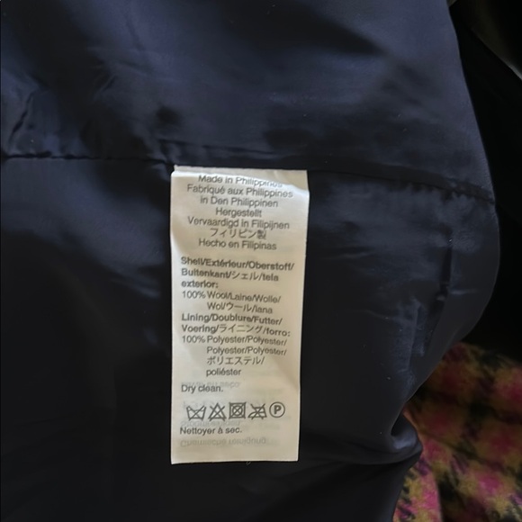 J. Crew Parke Pink, Yellow and Navy wool blazer - Picture 5 of 6